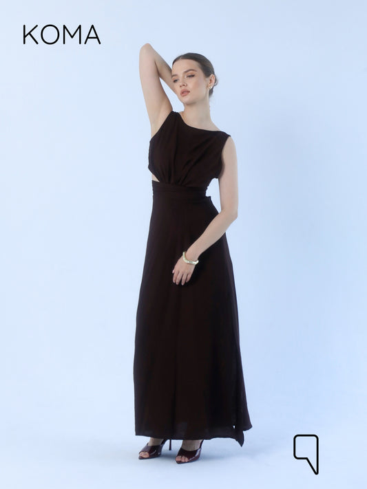 Lucinda Cress Cross Dress - Brown