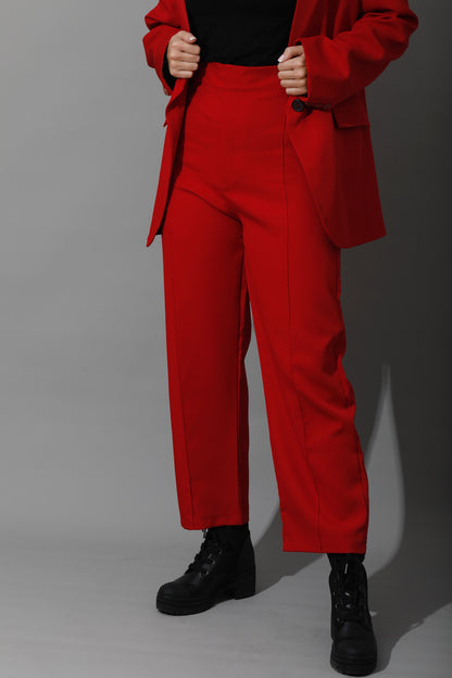 Tailored Oversized Suits - Red