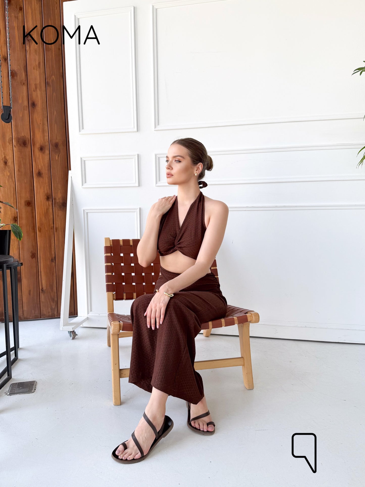 Paula Cutout Set - Brown
