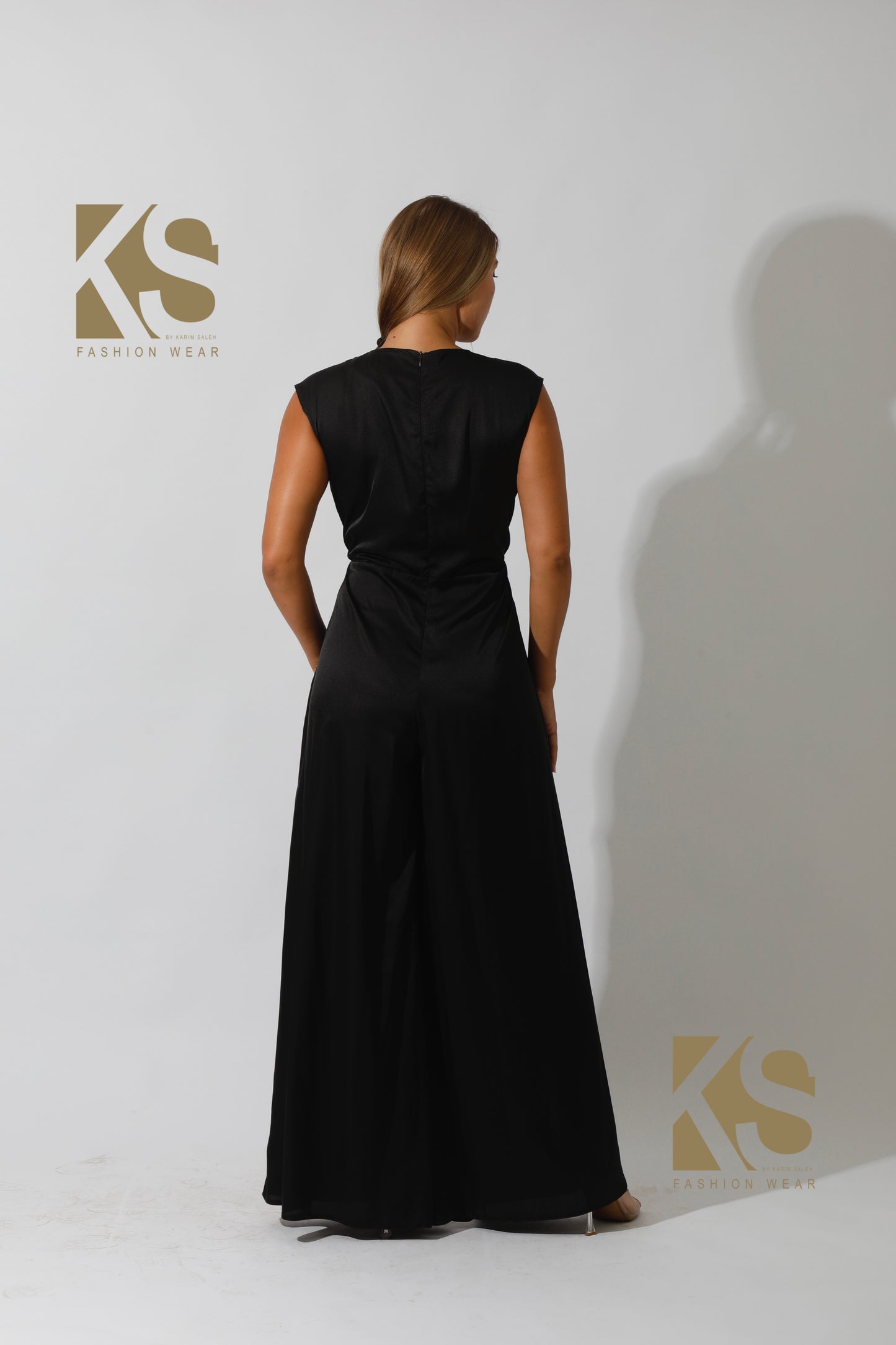 Flared Jumpsuit - Black