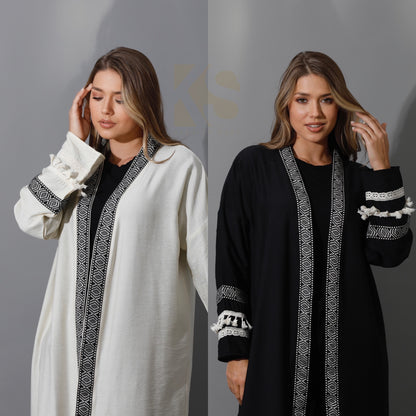 Short Kaftan - Black