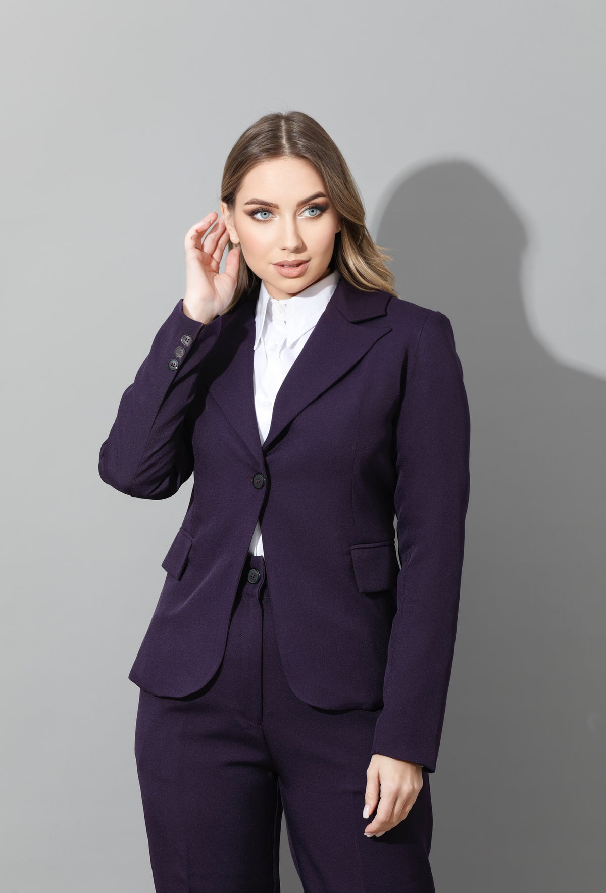 Tailored Slim Fit Suits - Purple