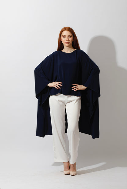 Butterfly Blouse - Navy