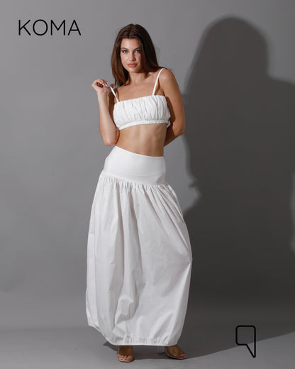Gabi Skirt - White