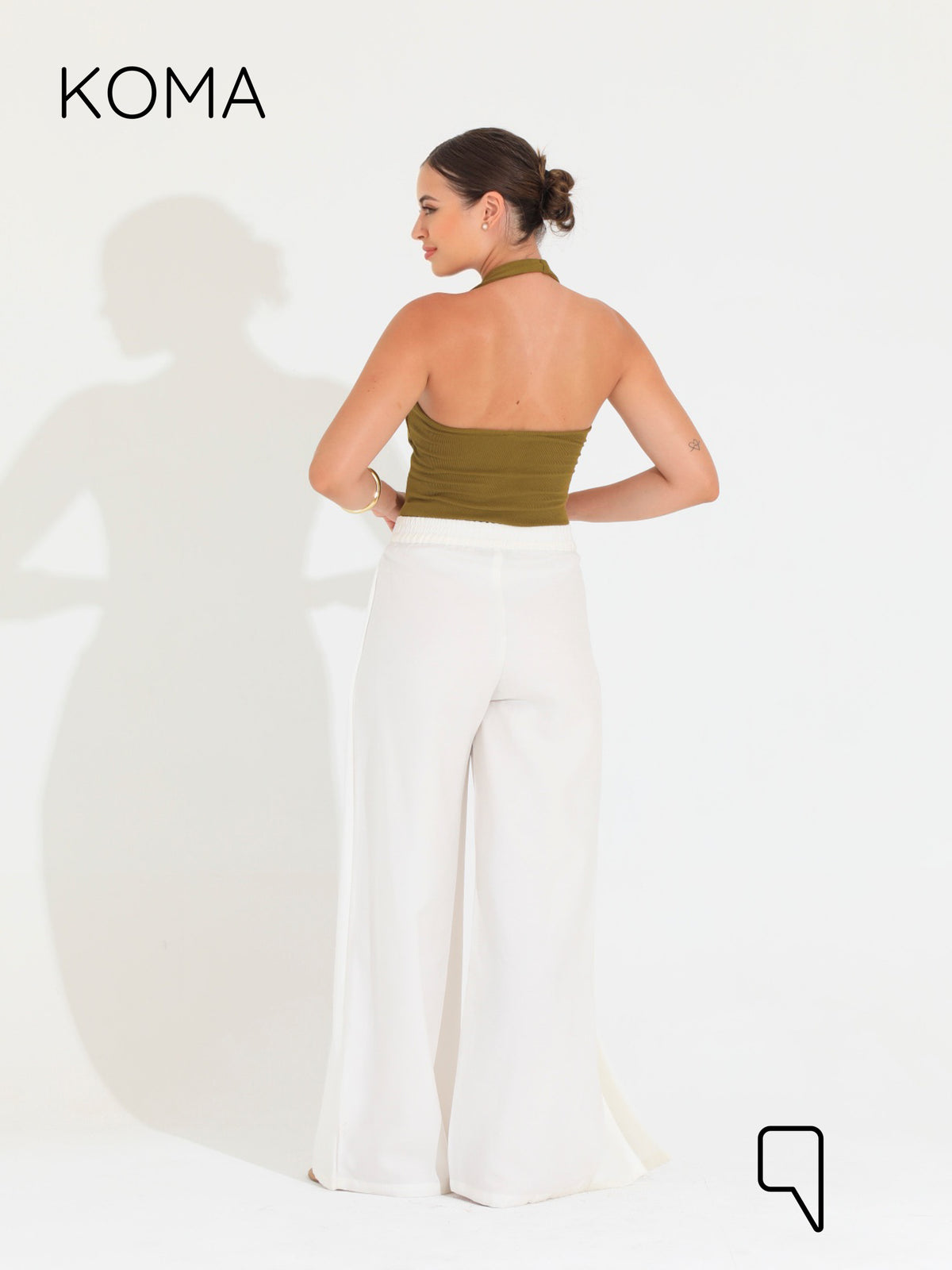 Kendra Double Layer Trousers - White