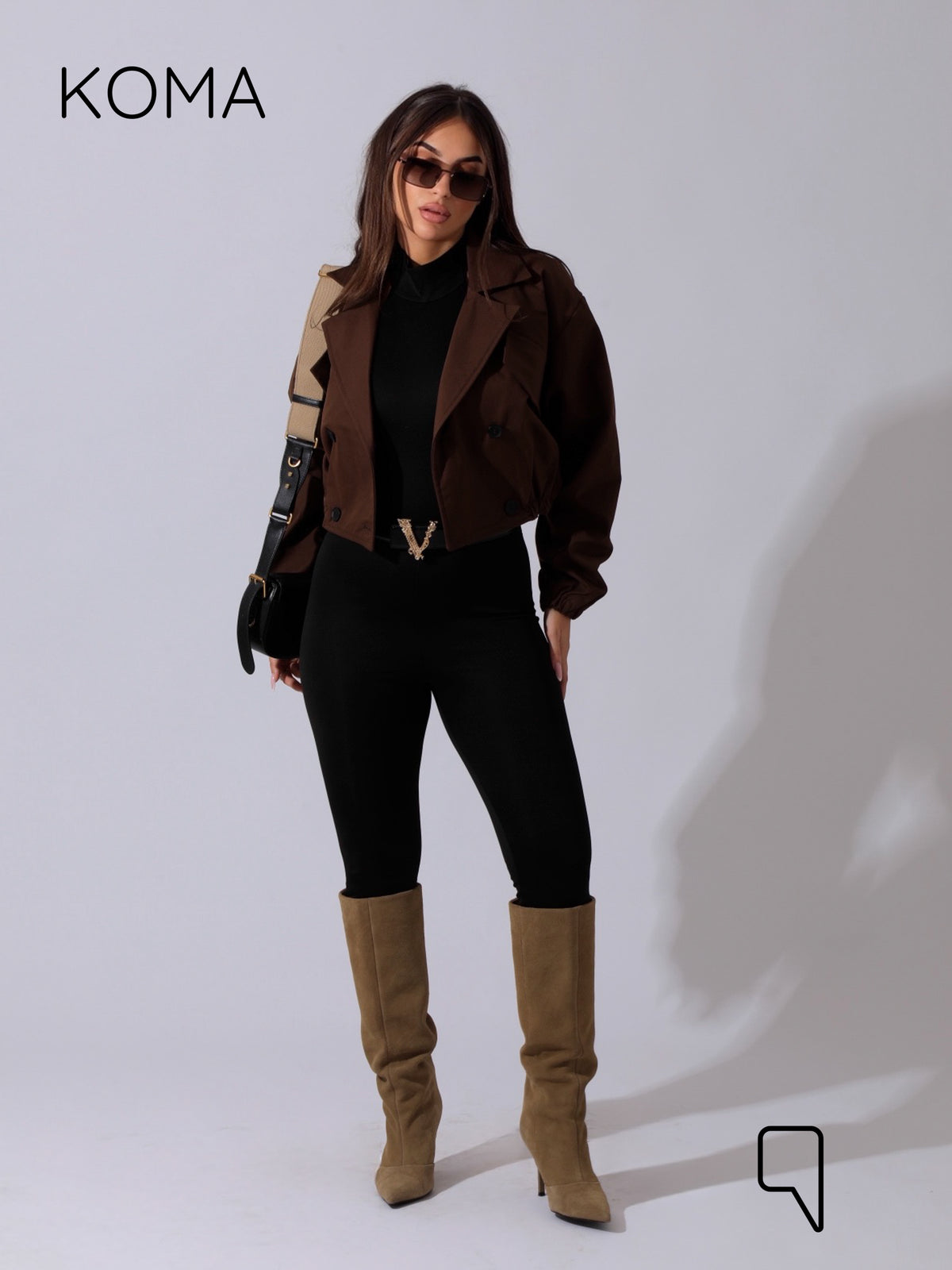 Salima Puffy Jacket - Brown