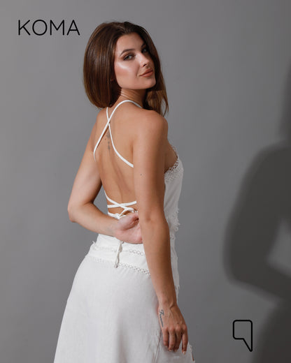 Lucinda CutOut Dress - White
