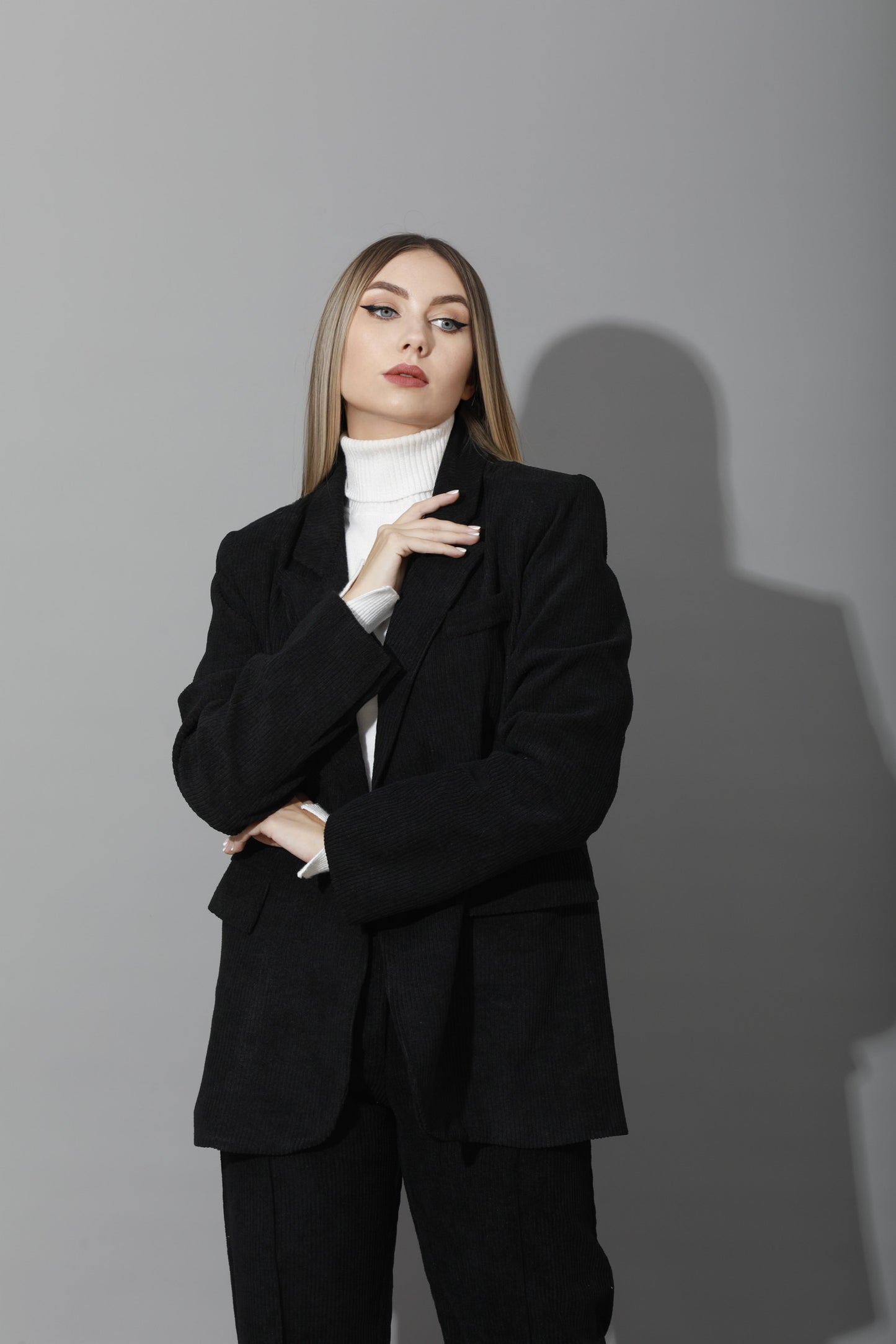 Tailored Oversized Suits - Black Velvet
