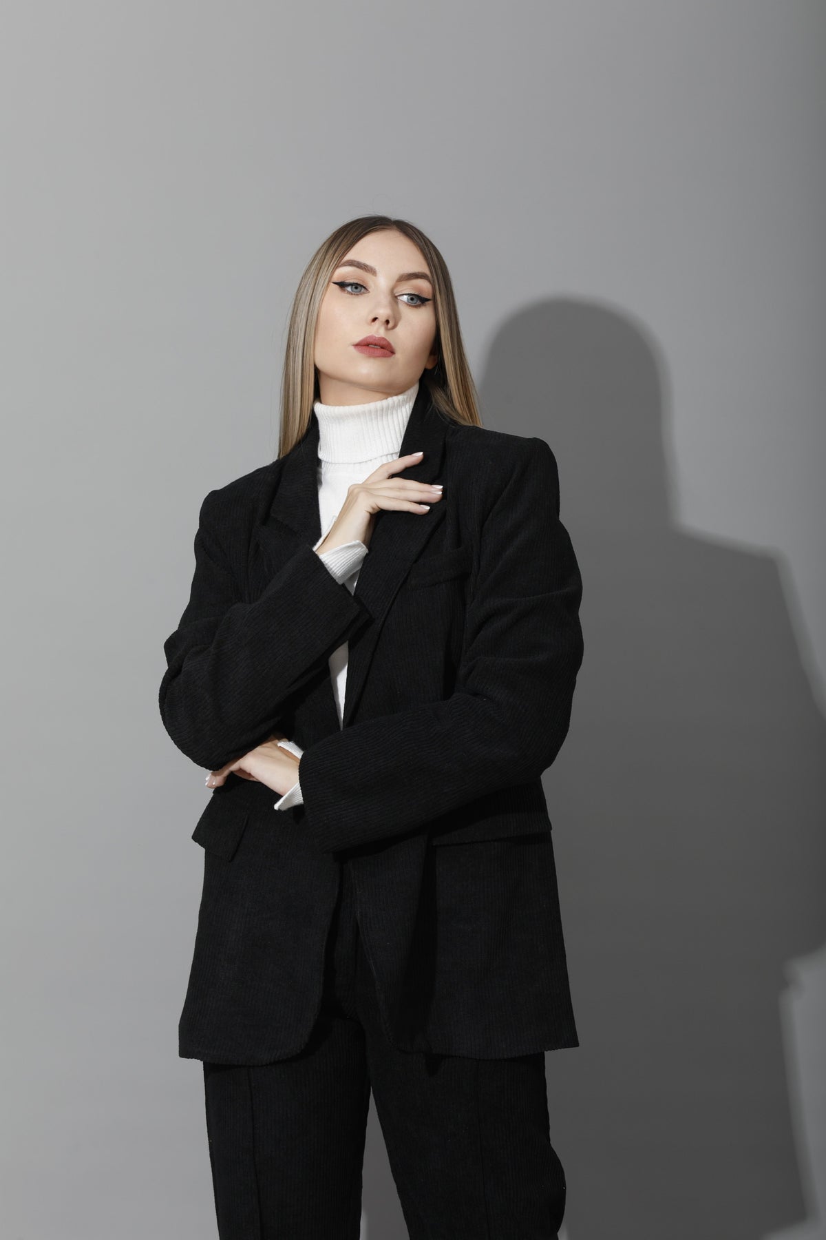 Tailored Oversized Suits - Black Velvet