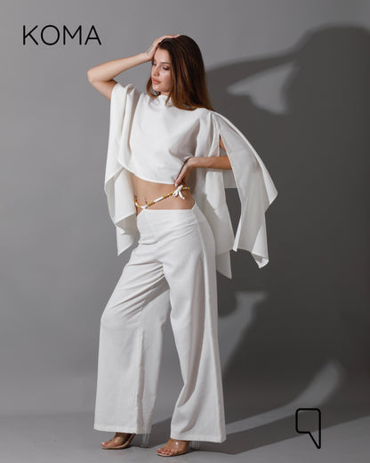 Piera Butterfly Co-Ord - OffWhite