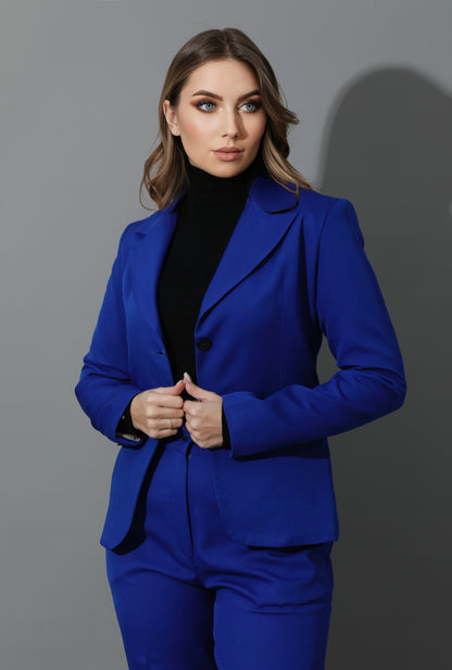 Tailored Slim Fit Suits - Electric Blue