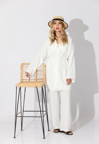Co-ord Kimono - White