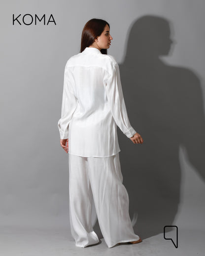 Shemer Long Shirt - White