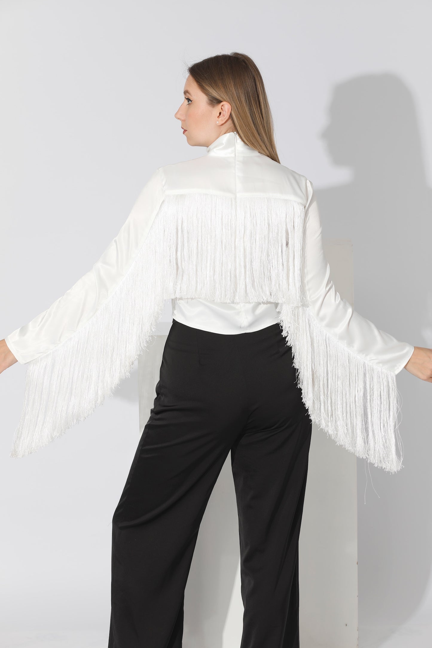 Fringed Blouse - White