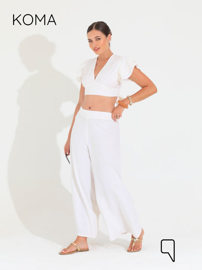 Mais Uncle Trousers  - White