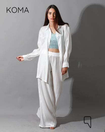 Shemer Long Shirt - White