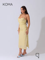 Krysel Midi Dress - Yellow