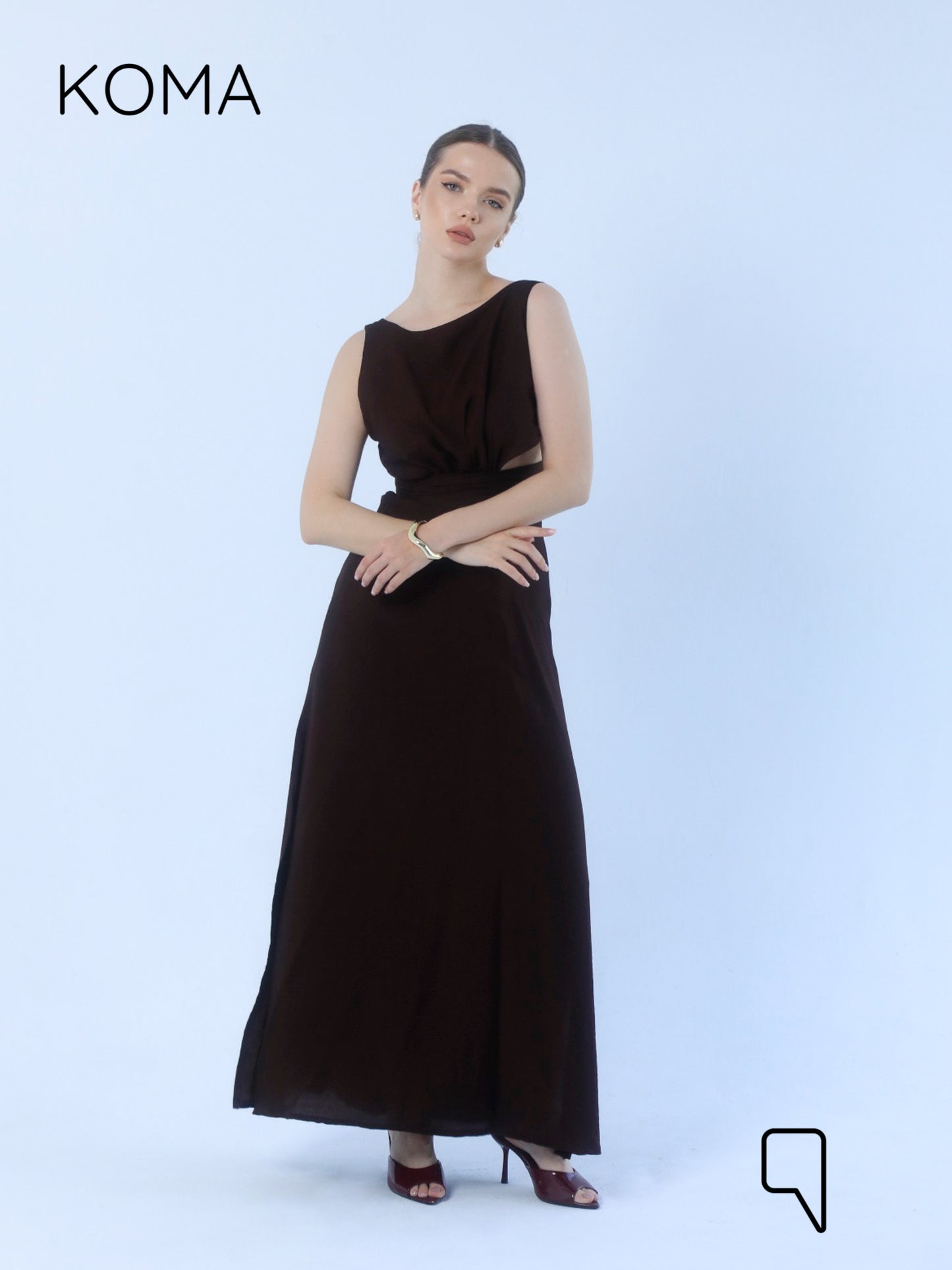 Lucinda Cress Cross Dress - Brown
