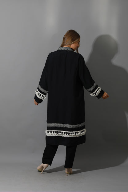 Short Kaftan - Black
