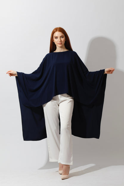Butterfly Blouse - Navy
