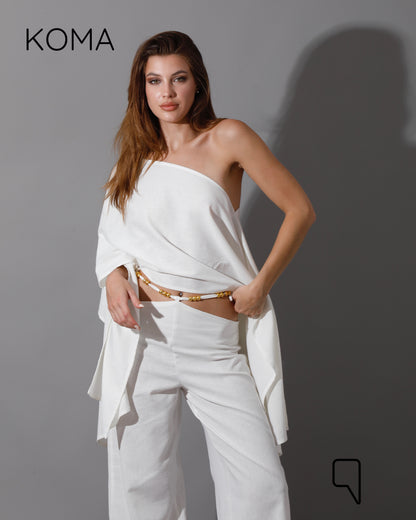 Piera Butterfly Co-Ord - OffWhite
