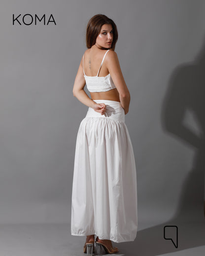 Gabi Skirt - White