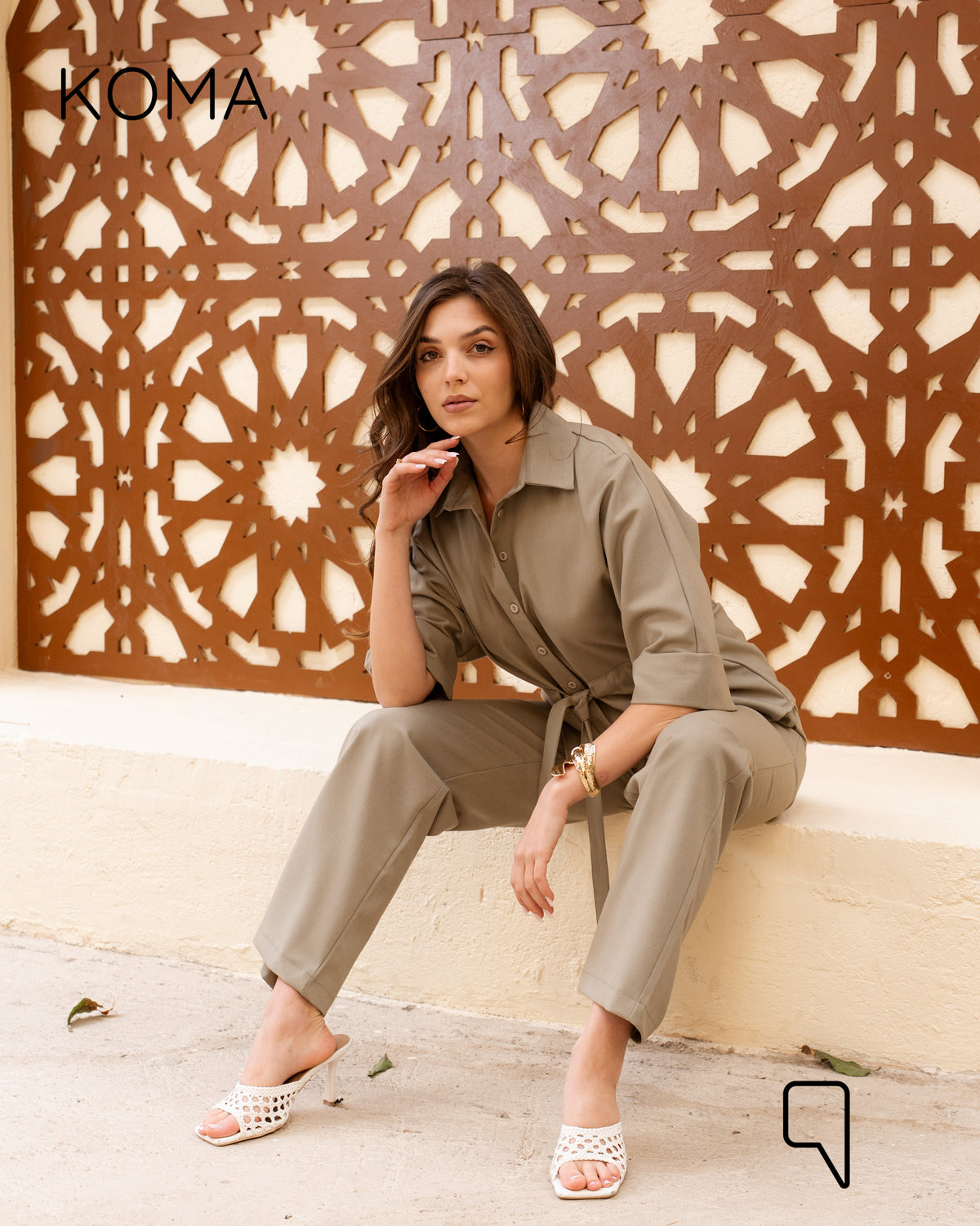 Olivia Safari Shirt - Olive