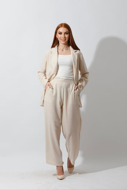 Candice Light Suit - Beige