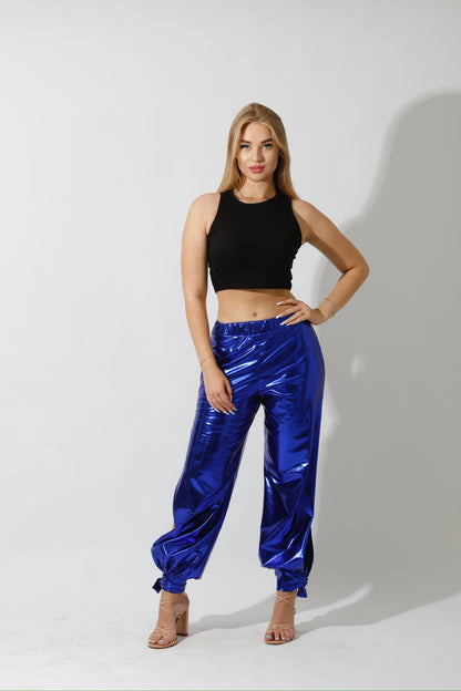 Side Slit Trousers - Black