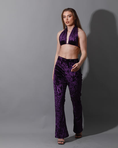 Tied Up Top - Purple