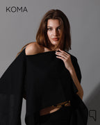Piera Butterfly Co-Ord - Black