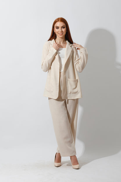 Candice Light Suit - Beige