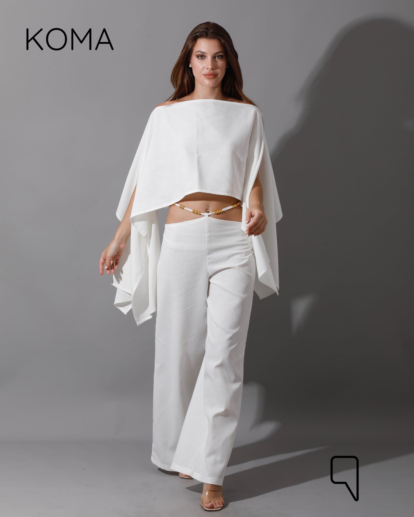 Piera Butterfly Co-Ord - OffWhite
