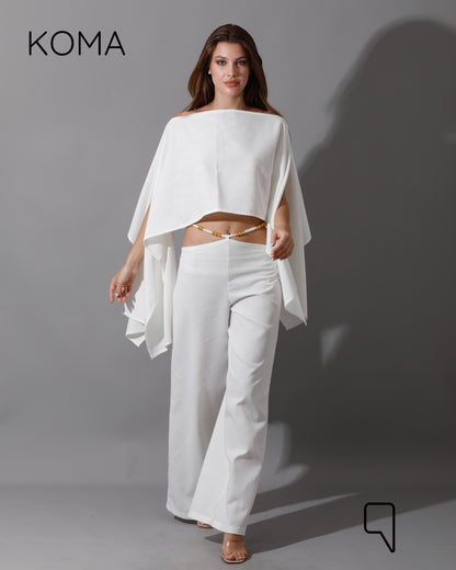 Piera Butterfly Co-Ord - OffWhite