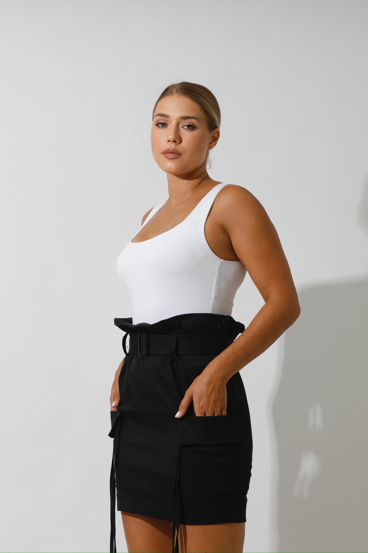 Baggi Short Skirt - Black