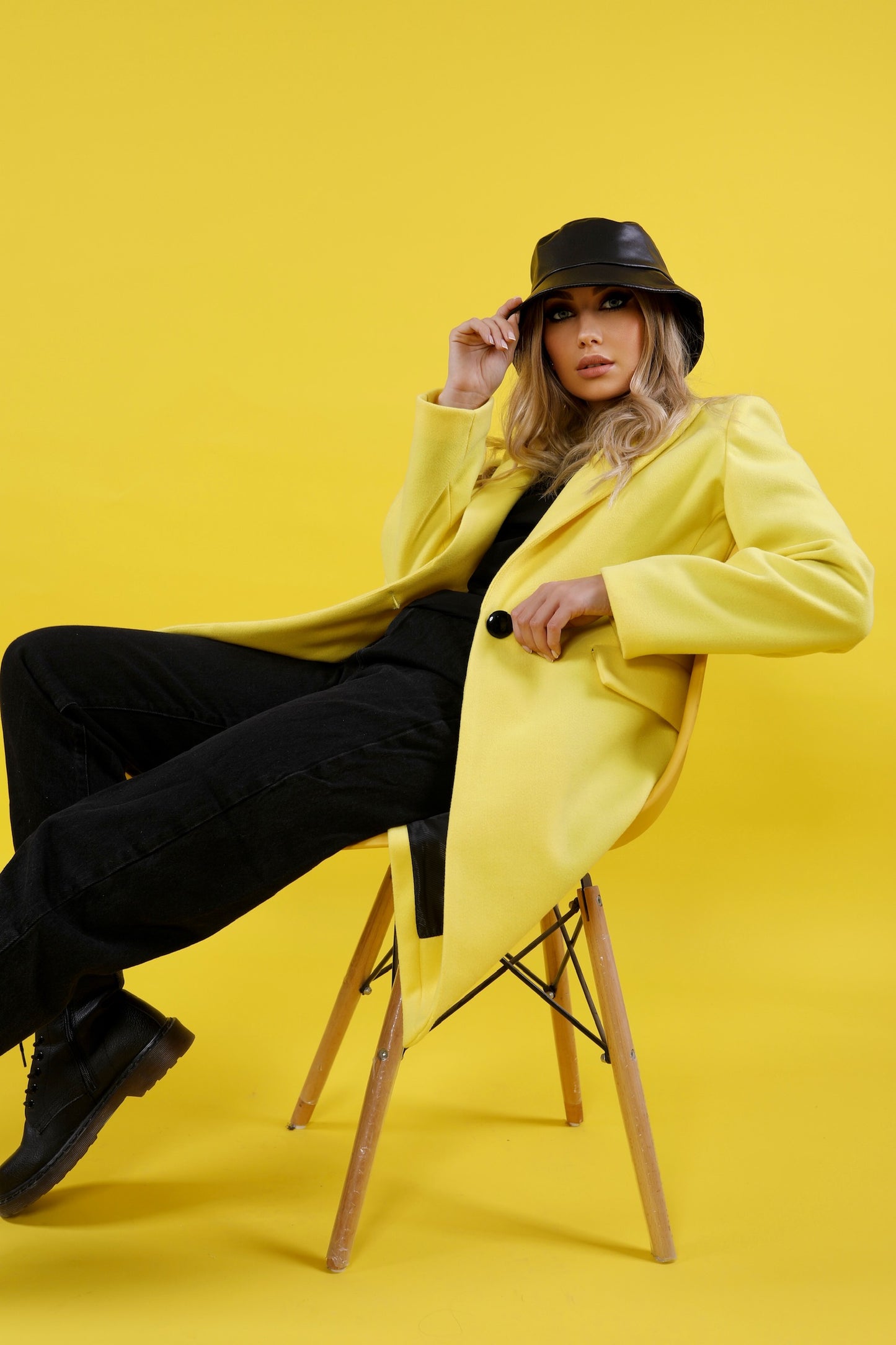 Short Coat - Yellow