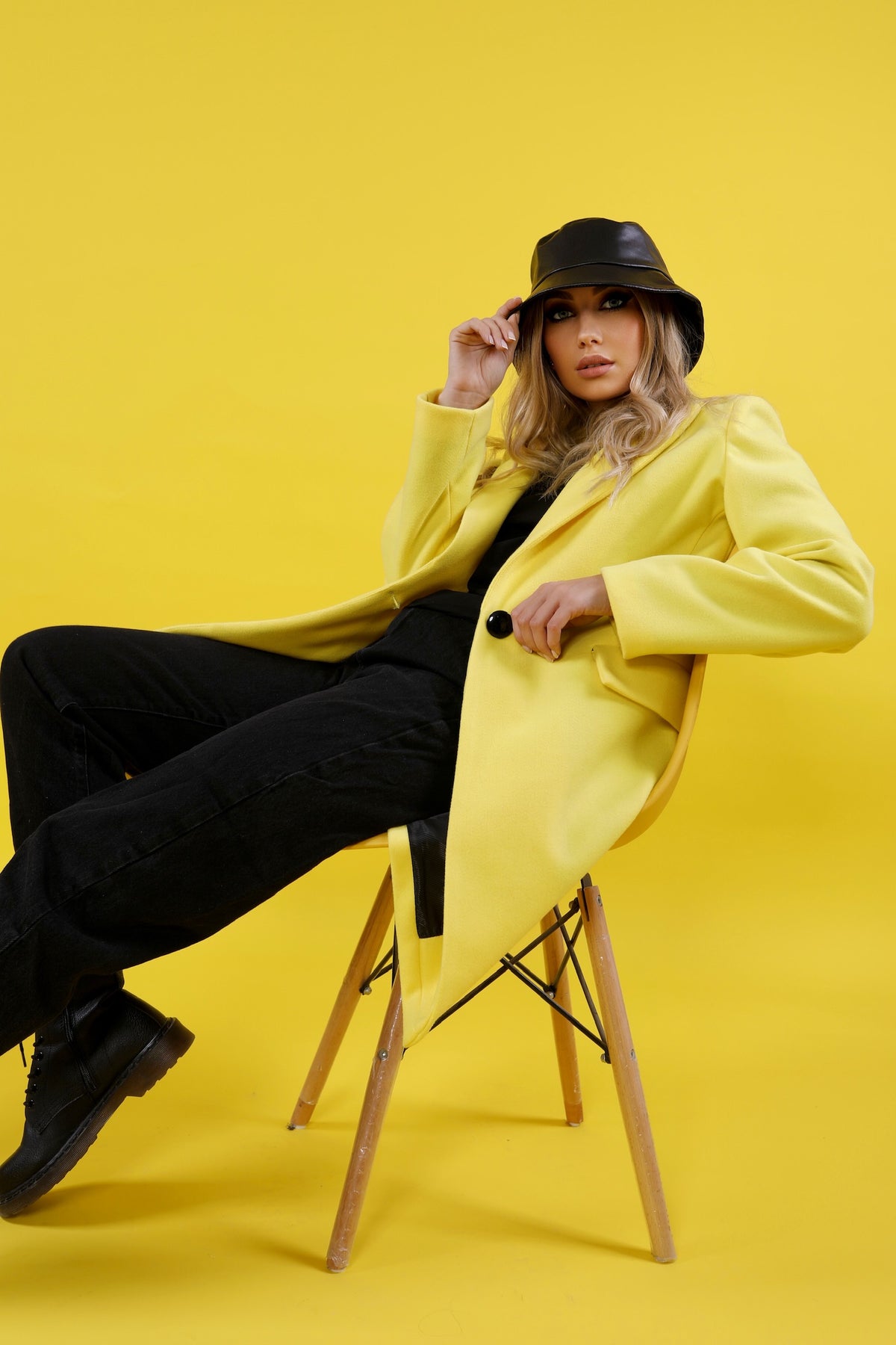 Short Coat - Yellow