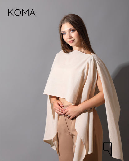 Butterfly Top - Beige