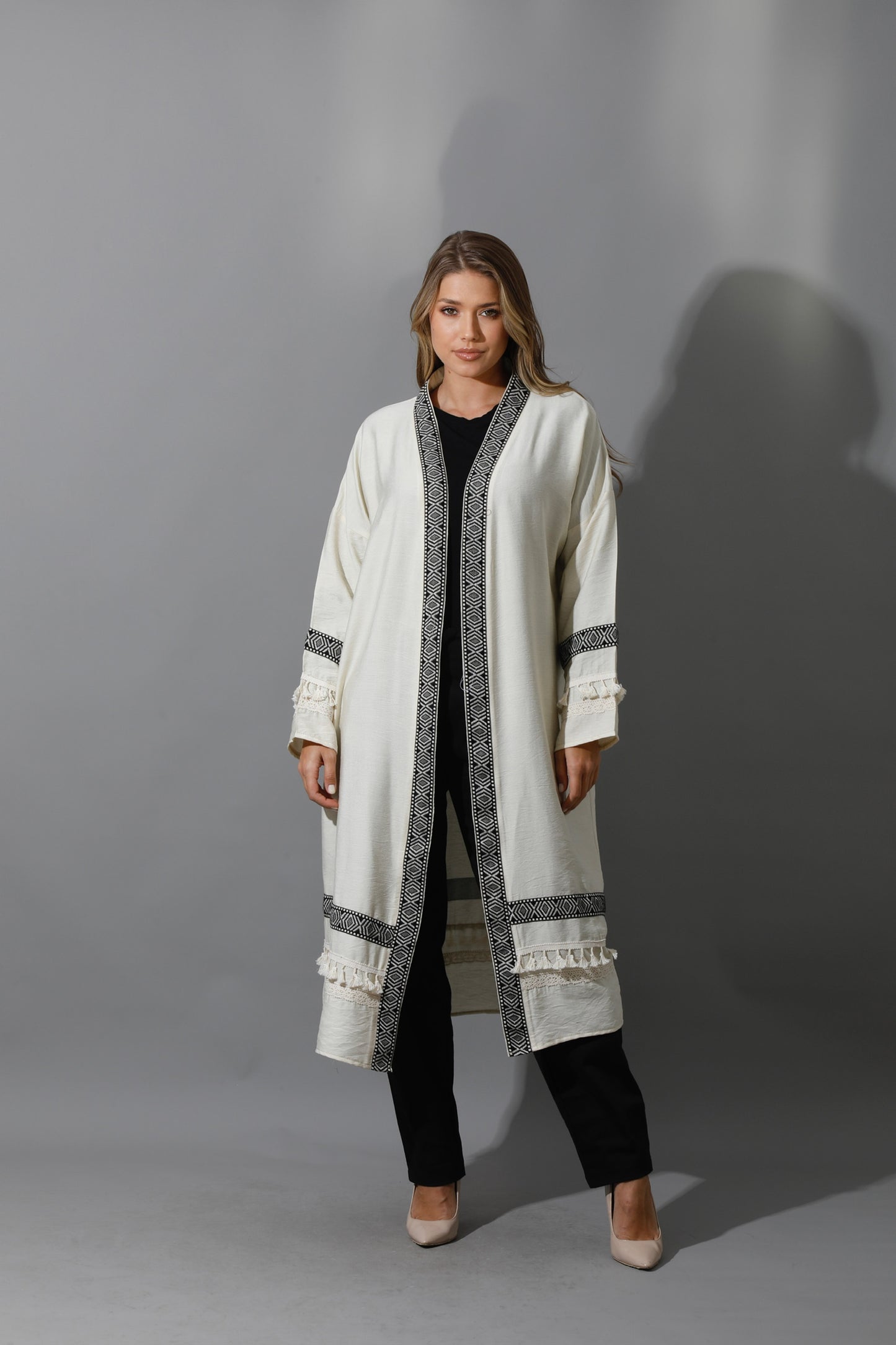 Short Kaftan - Beige