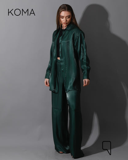 Shemer Long Shirt - Olive