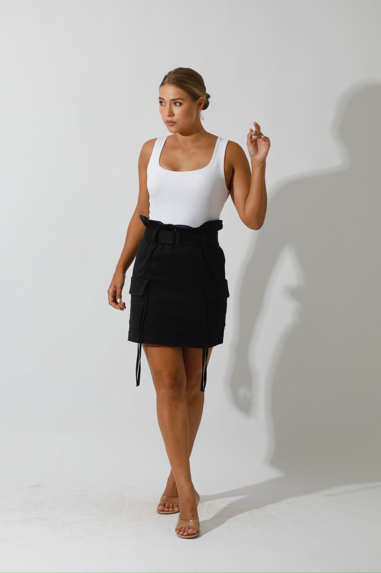 Baggi Short Skirt - Black