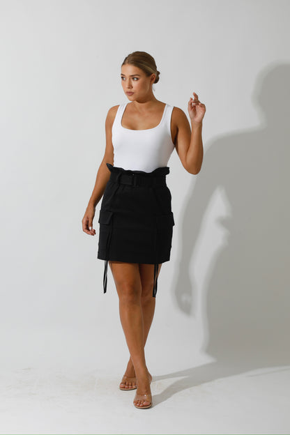 Baggi Short Skirt - Black