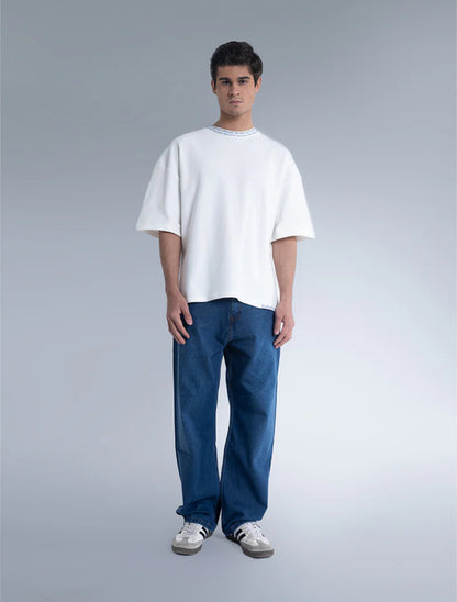Ella Knit T-Shirt - White