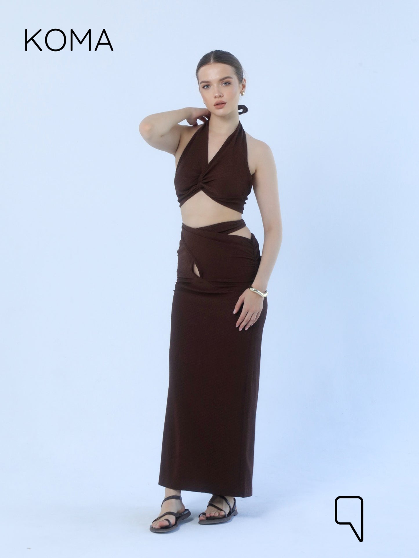 Paula Cutout Set - Brown