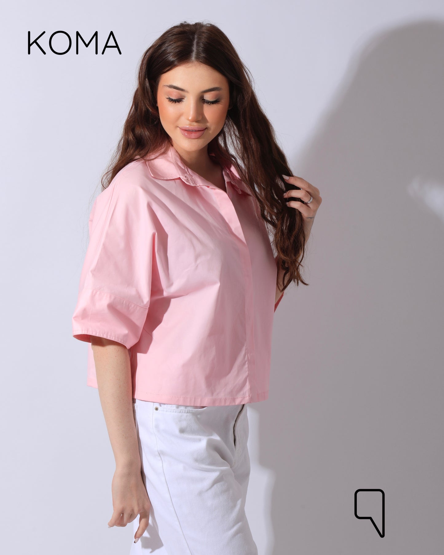 Ashton Poplin Shirt - Pink
