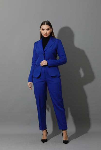 Tailored Slim Fit Suits - Electric Blue