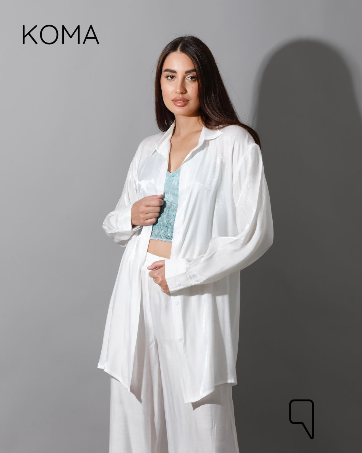 Shemer Long Shirt - White