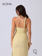 Krysel Midi Dress - Yellow
