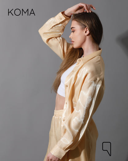Shemer Long Shirt - Beige