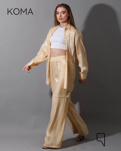 Shemer Long Shirt - Beige